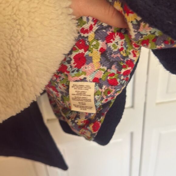 Free People Sargent Military style wool navy peacoat M - Picture 6 of 11